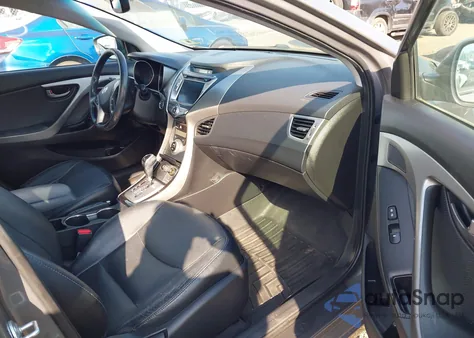 2013 Hyundai Elantra Limited z USA, uszkodzony, nr VIN 5NPDH4AEXDH276268